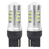 Bílá LED žárovka T20 7440 W21W s CANBUS