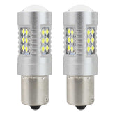 LED žárovka 1156 BA15S P21W s bílým světlem 6000K