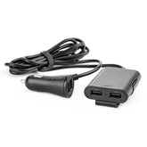 USB autonabíječka s předním i zadním výstupem a čtyřmi USB porty