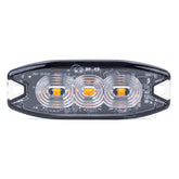 Štíhlé oranžové LED výstražné světlo pro montáž do masky chladiče