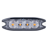LED výstražné světlo se 4 LED, pohled zepředu