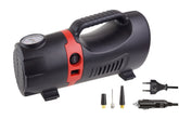 12V/230V automobilový kompresor s manometrem