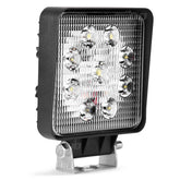 Pracovní světlo AWL07 s 9 LED – sada zepředu