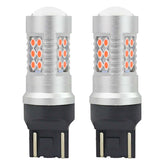 Červená LED žárovka T20 7443 WR21/5W
