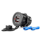 Vodotěsná USB autonabíječka se dvěma USB porty