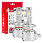 LED žárovky do světlometů H7 řady X2 s bílým světlem 6500 K