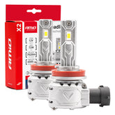 LED žárovky H8 H9 H11 H16 s aktivním chlazením