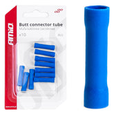 Modré spojovací dutinky butt connector pro vodiče 0,75–2,5 mm²