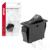 Obdélníkový černý spínač 12 V 20 A s funkcí ON/OFF