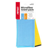 2-i-1 mikrofiberklud til glas, interiør og tørring 30 x 40 cm