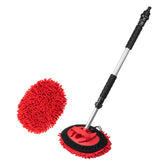 Teleskopický kartáč na mytí auta z chenille s hliníkovou rukojetí