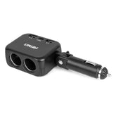 Dvojitá zásuvka zapalovače s USB porty pro 12/24 V