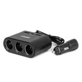Trojitá autozásuvka s porty USB-A a USB-C