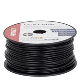Sort CCA installationskabel 1 x 1,5 mm² på 50 meter rulle