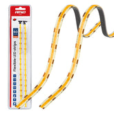 Flexibilní jantarové LED COB pásky 30 cm pro 12 V