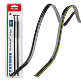 Flexibilní zelené boční LED pásky 2 × 30 cm pro 12 V