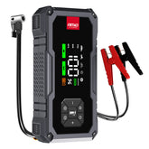 4-i-1 jumpstarter med kompressor, LED-lygte og powerbank