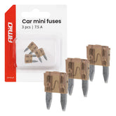 MINI autopojistky 7,5 A, 3 ks.