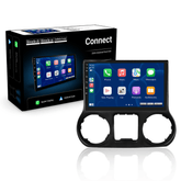 Jeep Wrangler 11-14 – 10,1" rádio s bezdrátovým Apple CarPlay a Android Auto