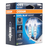 Halogenové žárovky Osram H1 12V 55W P14,5s Cool Blue Boost 5500K, 2 ks