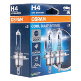 Halogenové žárovky Osram H4 Cool Blue NEXT GEN 5000K, 2 ks.