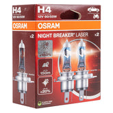 Halogenová žárovka Osram H4 NIGHT BREAKER LASER 12V 60/55W