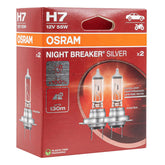 Halogenové žárovky Osram H7 NIGHT BREAKER SILVER, 2 ks.