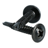 Carpoint samořezné šrouby, černé, Ø 4 mm, 25 mm, 100 ks.