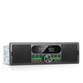 1 DIN autorádio s vestavěným reproduktorem, Bluetooth, FM/AM a MP3 přehrávačem