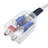 2kanálový High to Low převodník – RCA Line Output adaptér pro autorádio