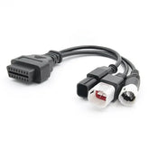 Motocyklový diagnostický kabel 3-Pin, 4-Pin a 6-Pin