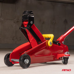 Hydraulický zvedák z bočního pohledu