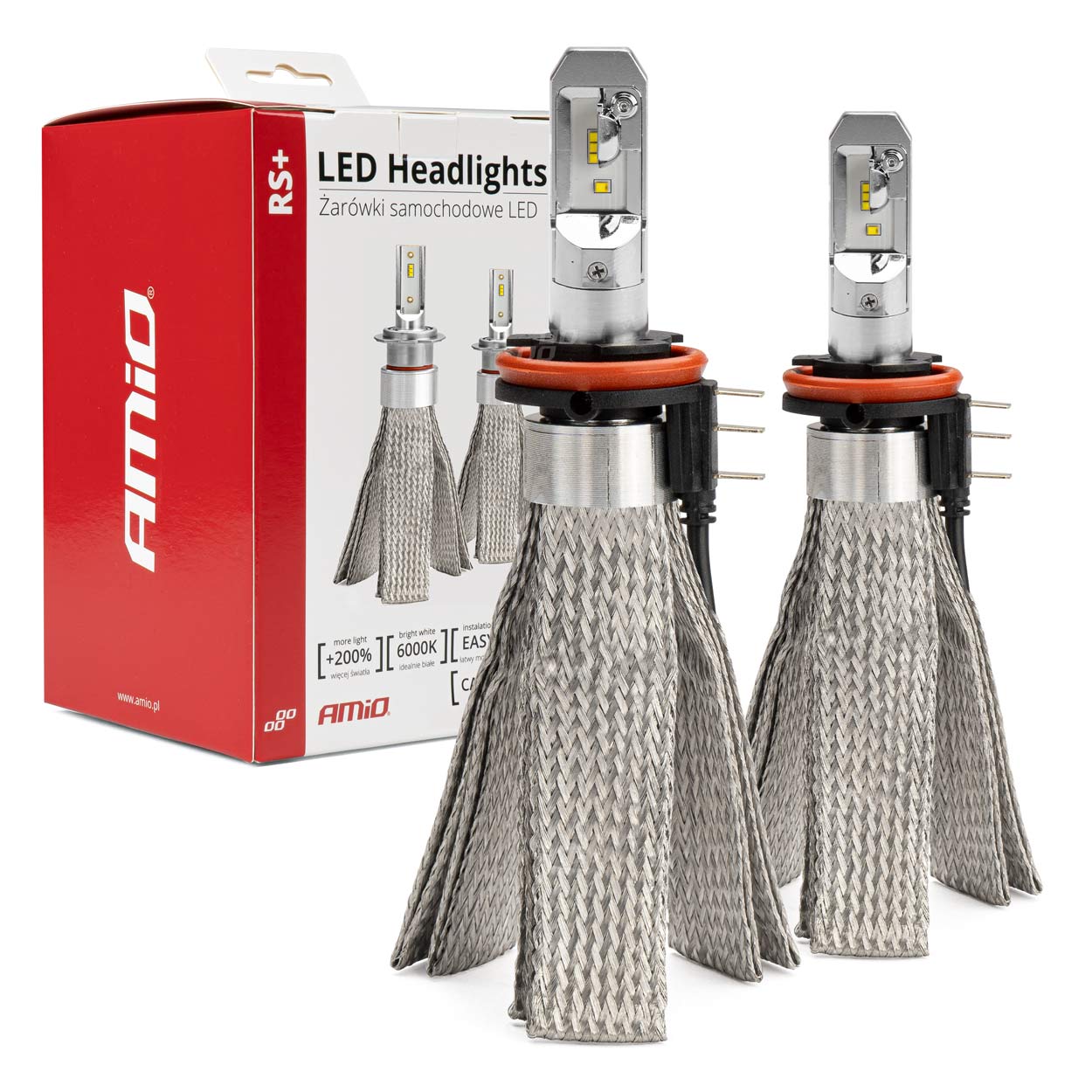 LED-forlygtepærer H15 RS+ 50 W med 6000 K