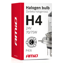 Halogenová žárovka H4 24 V s UV filtrem