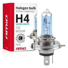 Halogenová žárovka H4 Super White s UV filtrem