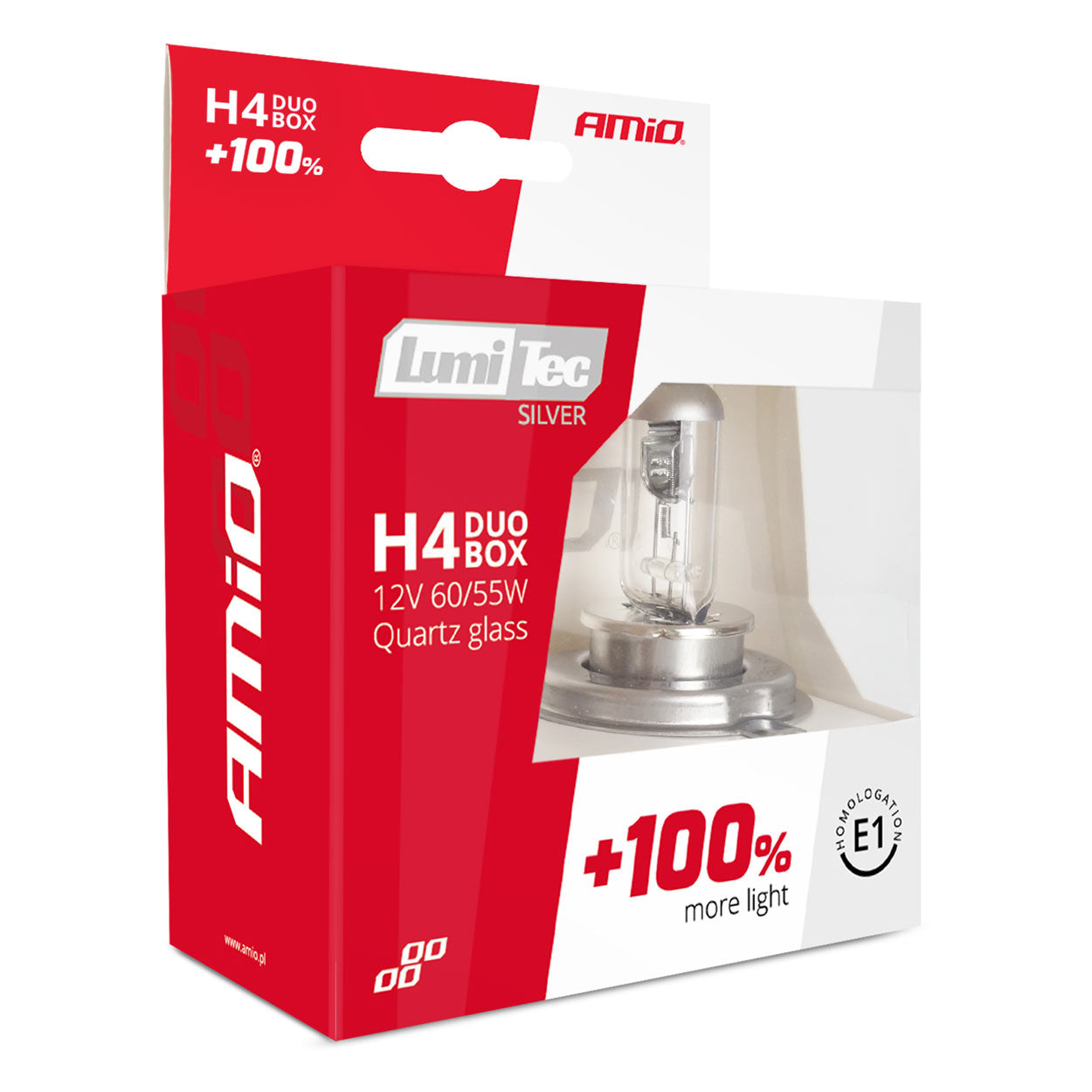 Balení 2 halogenových žárovek LumiTec Silver H4