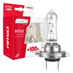 Halogenové žárovky H7 LumiTec Silver 12V 55W v balení po 2 ks.