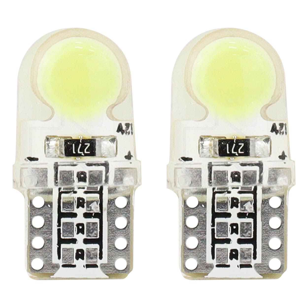 LED žárovka T10e COB 12V se světelnou barvou 5600 K