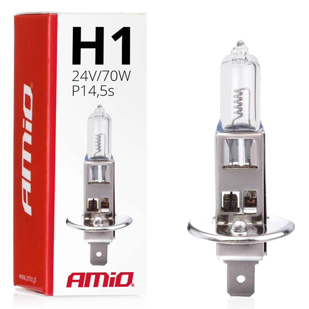 Čirá halogenová žárovka H1 24 V 70 W
