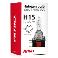 Halogenová žárovka H15 pro osvětlení automobilu