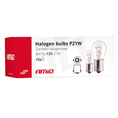 Balení 10 halogenových žárovek P21W