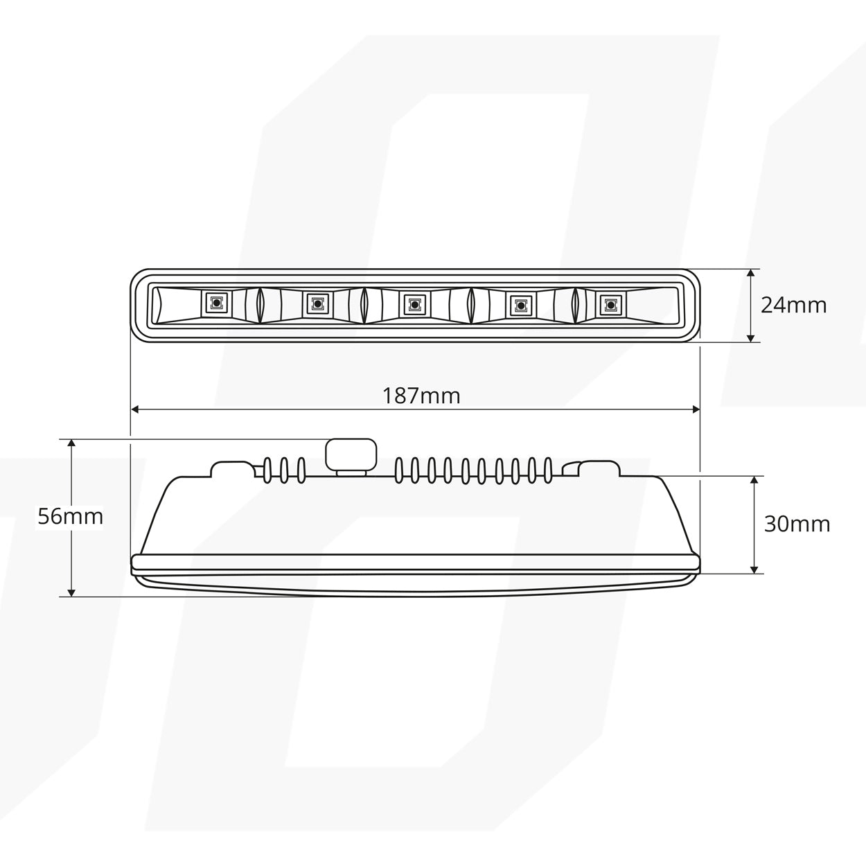 Denní světla DRL 501HP pro montáž do úzkých otvorů