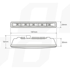 Denní světla DRL 501HP pro montáž do úzkých otvorů