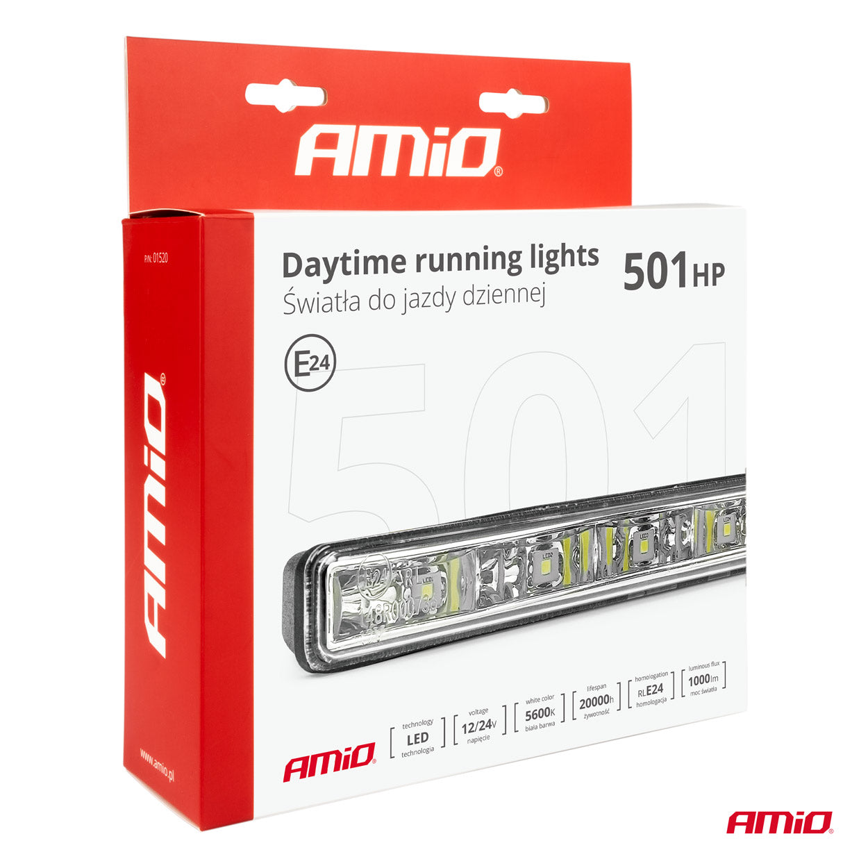 Sada dvou světel denního svícení DRL 501HP