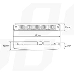 Denní svícení DRL 507HP připravené k montáži