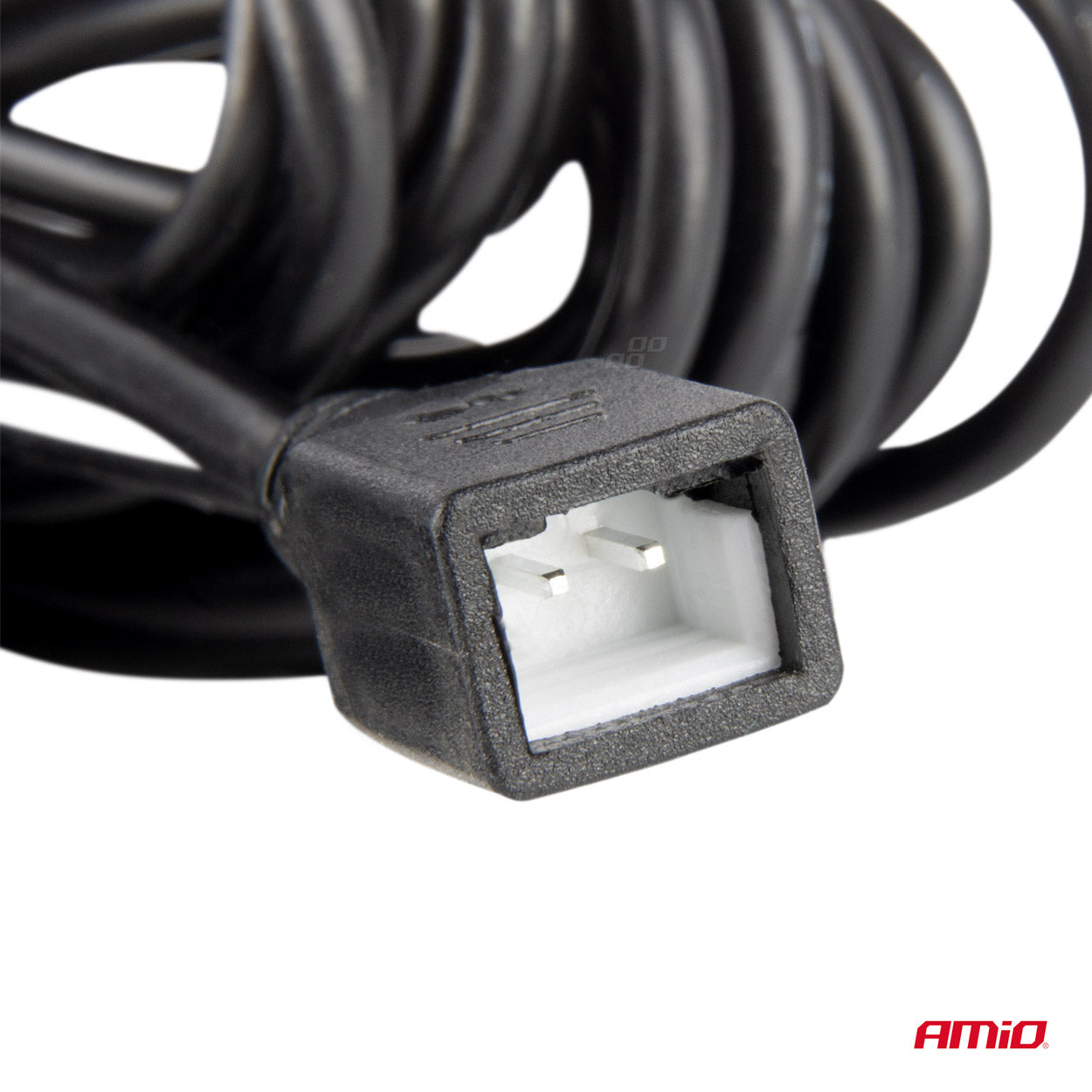 Černý koaxiální prodlužovací kabel pro parkovací senzor