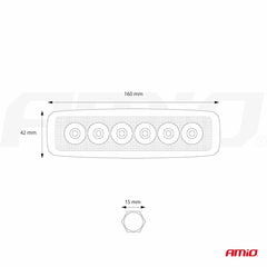 Pracovní světlo AWL01 se 6 LED