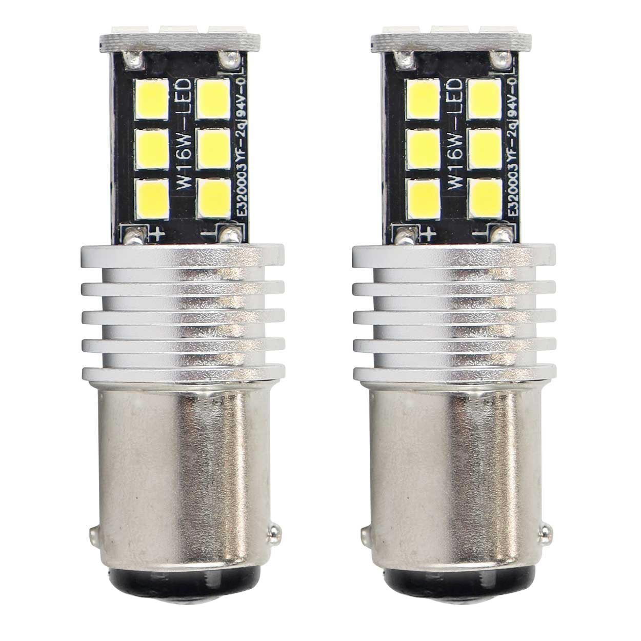 LED žárovka 1157 BAY15D P21/5W s bílým světlem 6000K