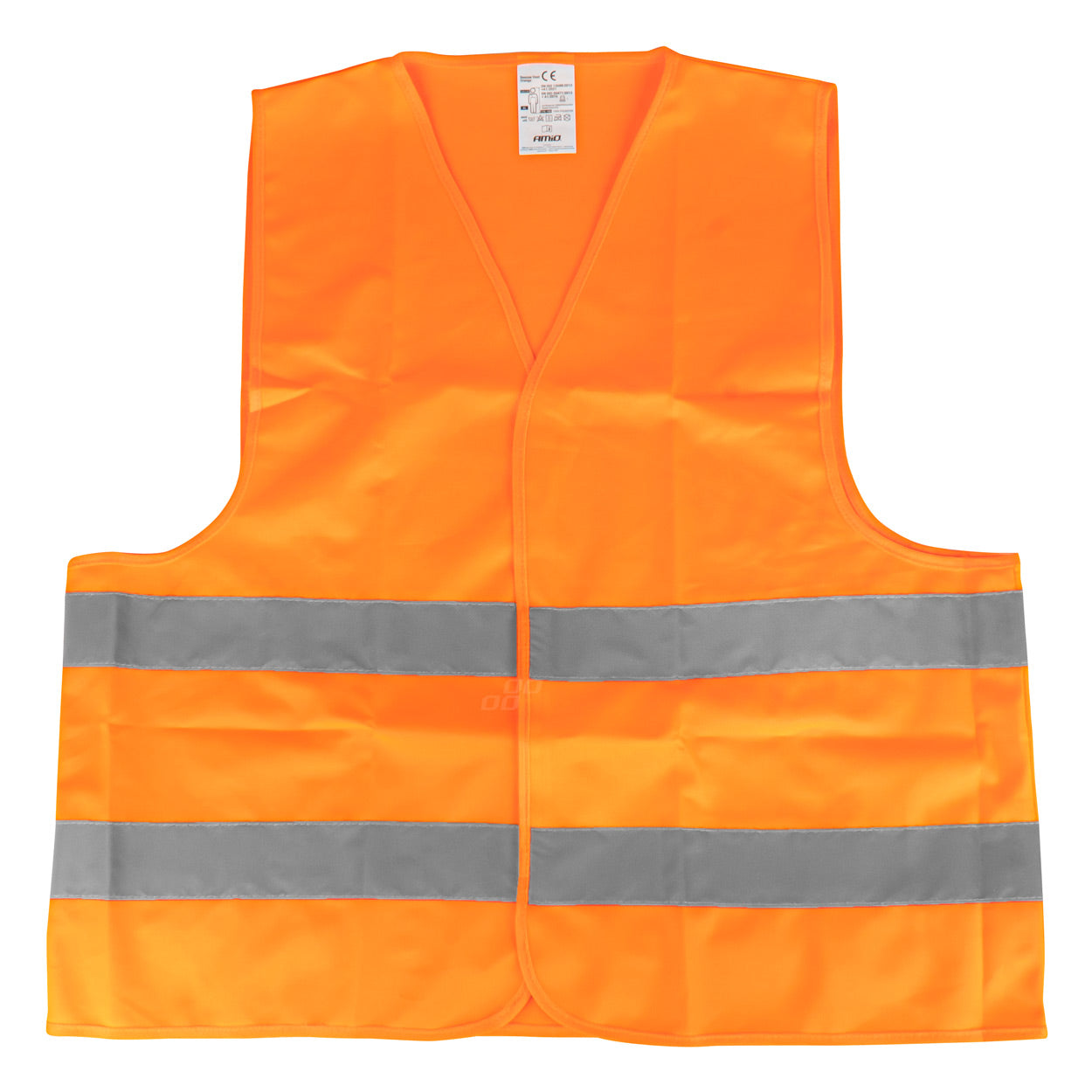Oranžová reflexní vesta ve velikosti XL s reflexními pruhy