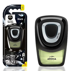 Aroma Car Ventis Black osvěžovač vzduchu do ventilační mřížky auta